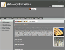 Tablet Screenshot of mahalaxmiextrusions.com